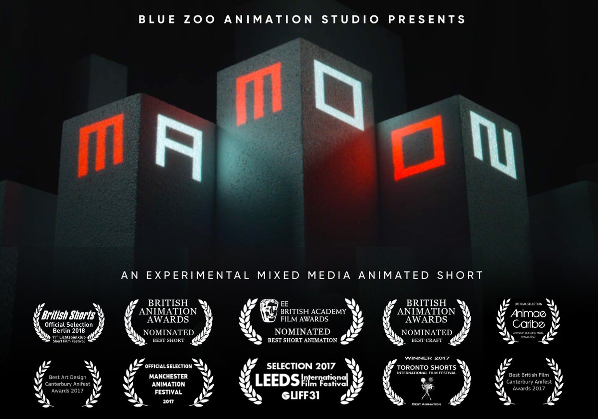 Blue Zoo nominated for a double at British Animation Awards | Animation UK