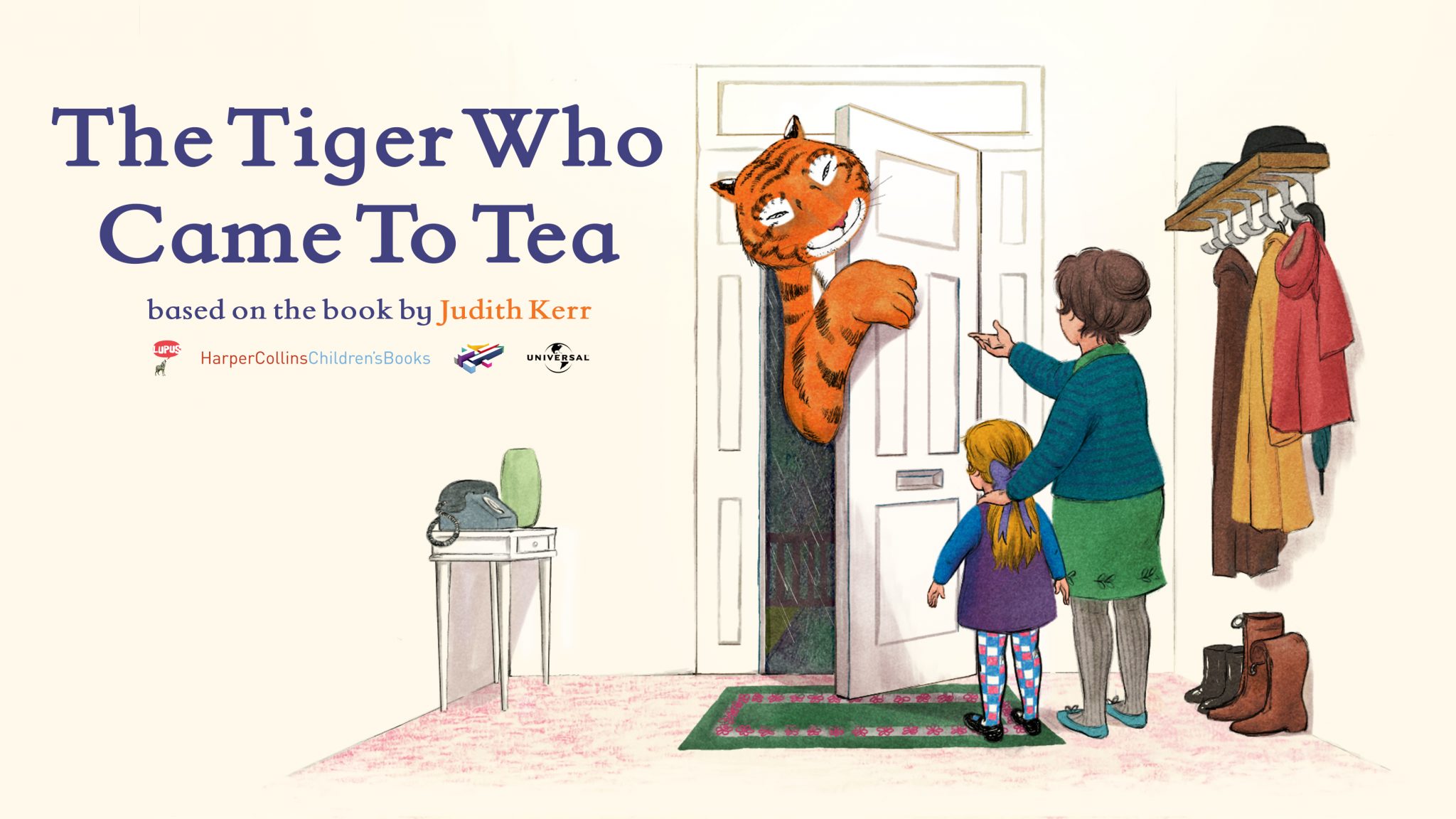 The Tiger Who Came to Tea promotional image, courtesy of Lupus Films