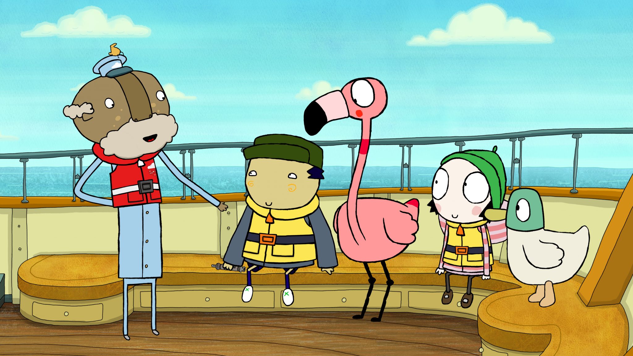 Sarah and Duck, image courtesy of Karrot Animation.